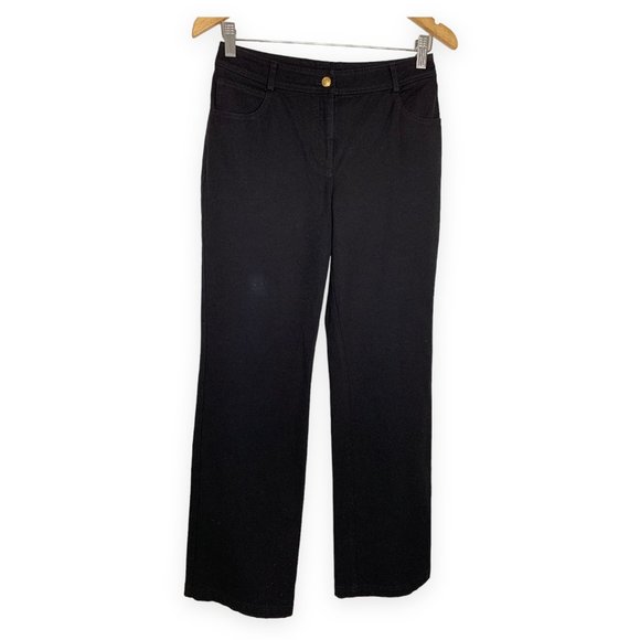 St. John Caviar black jeans size 2 - Picture 1 of 4